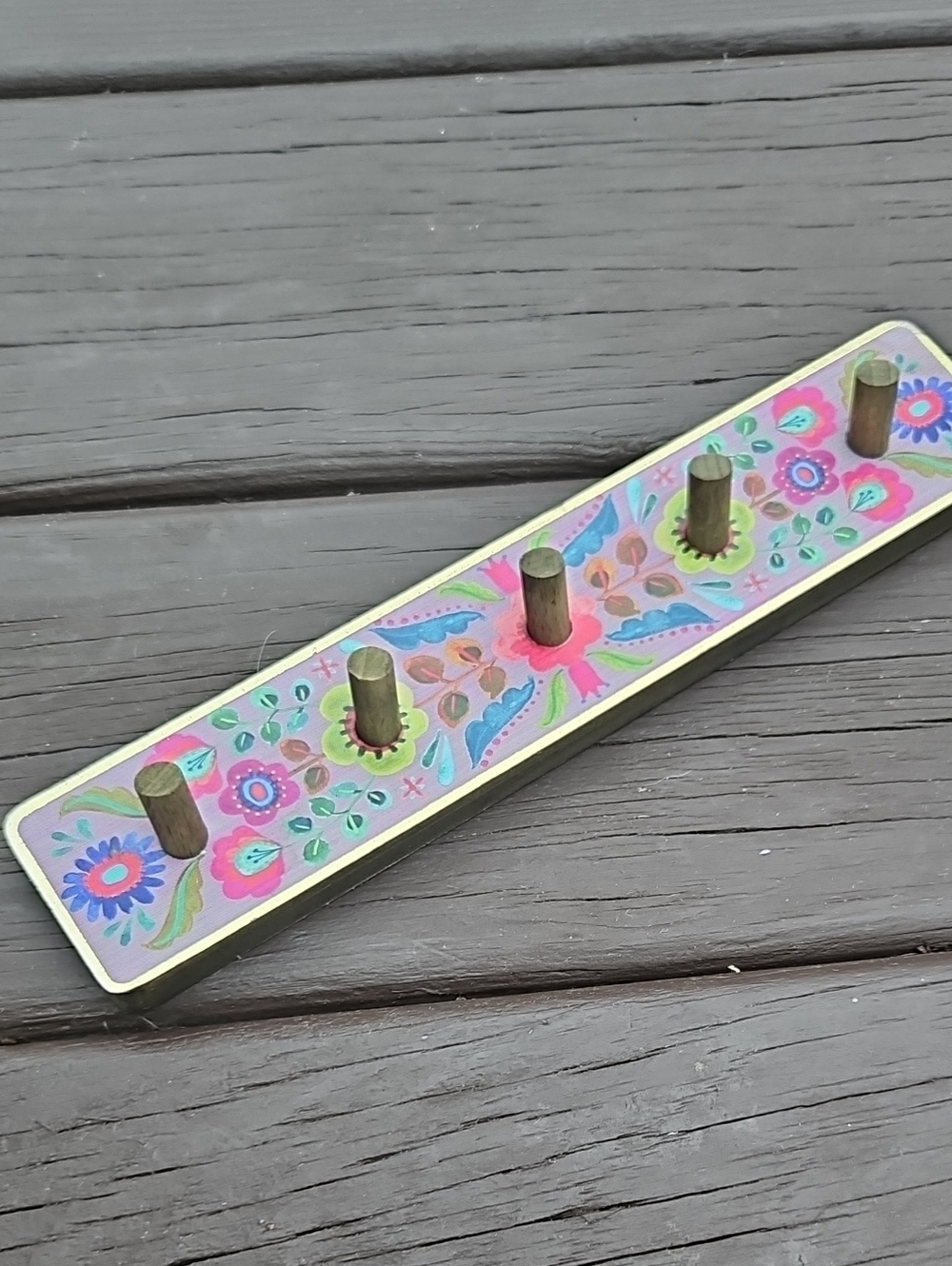 Natural Life Floral Key Holder